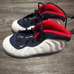 Nike Kids Sneakers Little Posite One TD Olympics 5C 723947-403 Very Rare